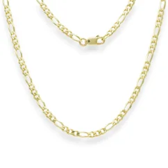 Zlatý řetízek figaro v délce 55cm