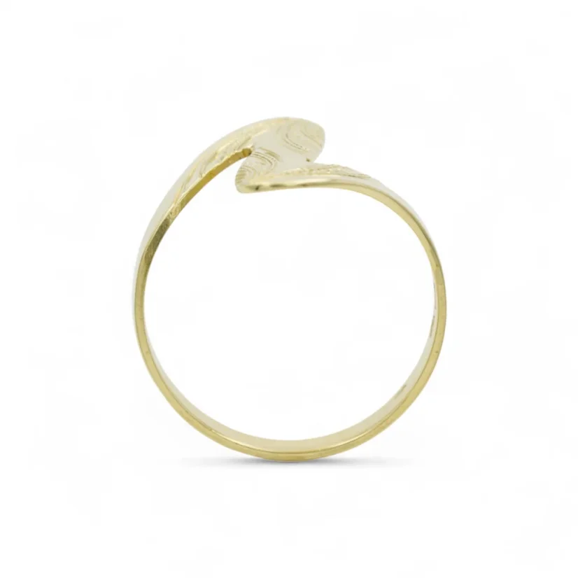 Zlatý prsten gravírovaný 2,12g