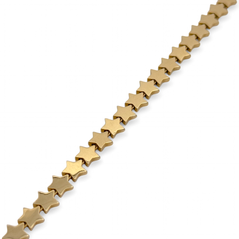 Zlatý náramek Hvězdy 18cm 4,42g