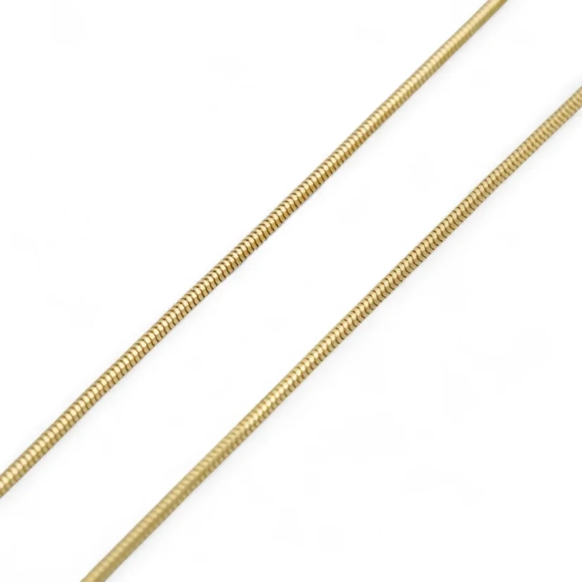 Zlatý řetízek Snake 55cm