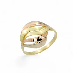 Vintage prsten z kombinovaného zlata 2,92g