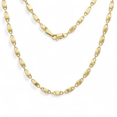 Zlatý řetízek Valentino 3D 50cm