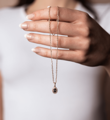 Zlatý přívěsek s Ametystem 1,09g