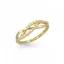 Zlatý prsten s kamínky 1,52g