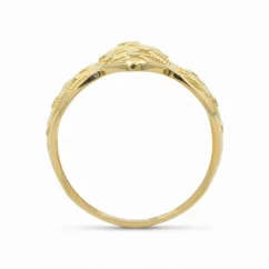Prsten celozlatý síťkovaný