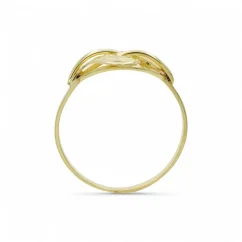 Celozlatý prsten s gravírováním 2,01g