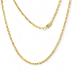 Zlatý řetízek Fox 2mm 50cm