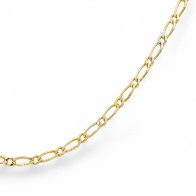 Zlatý řetízek Short Figaro 45cm 3,08g